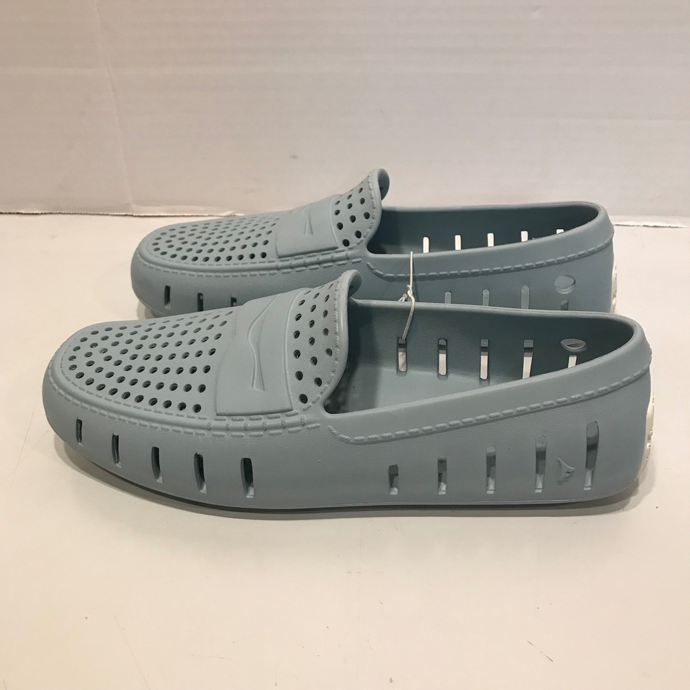 Floafers Mens Country Club Driver Water Shoes Blue EVA Penny Loafers Slip On